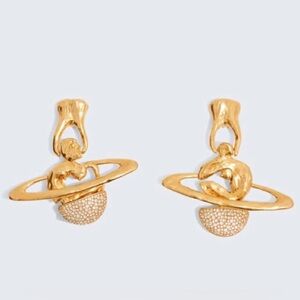 Schiaparelli Style Planet Earrings